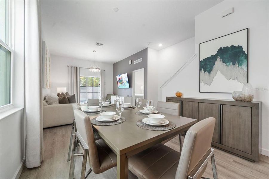 Furnished interior view inside a new home in , Davenport (Image 13). Furnished interior view inside a new home in , Davenport (Image 13).