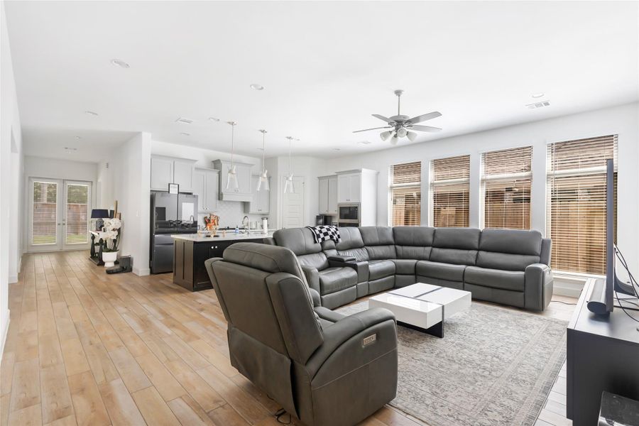 Furnished interior view inside a new home in The Highlands, Porter (Image 12).