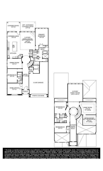 2D floor plan layout of this home in Lakes of Cane Island, Katy, TX (Image 2). 2D floor plan layout of this home in Lakes of Cane Island, Katy, TX (Image 2).