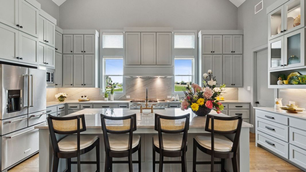 Representative furnished interior of a home built from the Hudson II by Southgate Homes in Windsong Ranch 71' Series, Prosper (Image 10).