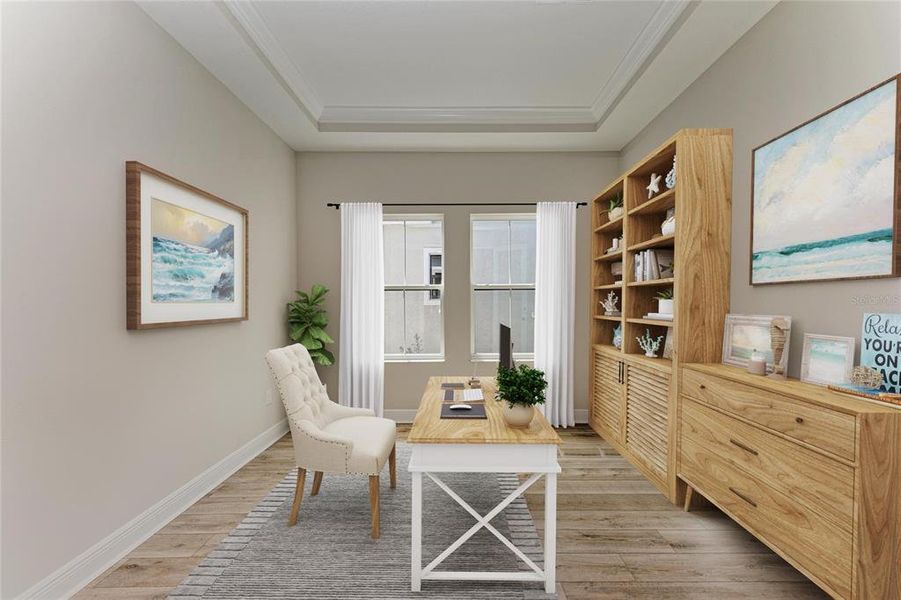 Furnished interior view inside a new home in Oakfield, Parrish (Image 17).