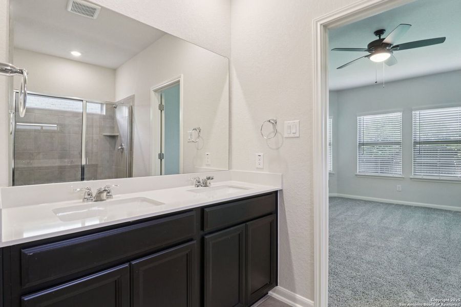 Furnished interior view inside a new home in Remington Ranch, San Antonio (Image 4). Furnished interior view inside a new home in Remington Ranch, San Antonio (Image 4).