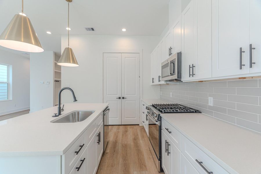 Furnished interior view inside a new home in , Houston (Image 5). Furnished interior view inside a new home in , Houston (Image 5).