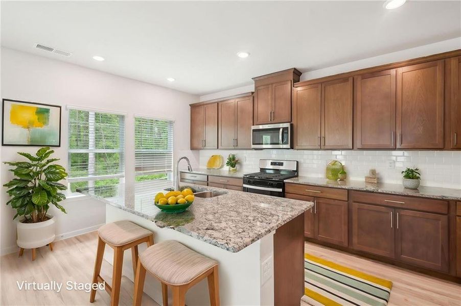 Furnished interior view inside a new home in Westmont Preserve, Powder Springs (Image 11). Furnished interior view inside a new home in Westmont Preserve, Powder Springs (Image 11).
