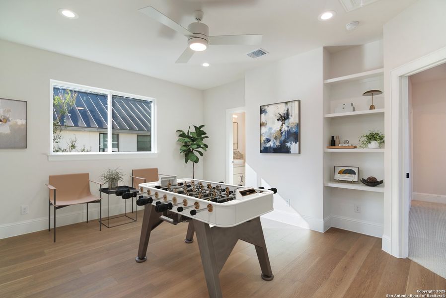 Furnished interior view inside a new home in , San Antonio (Image 12).