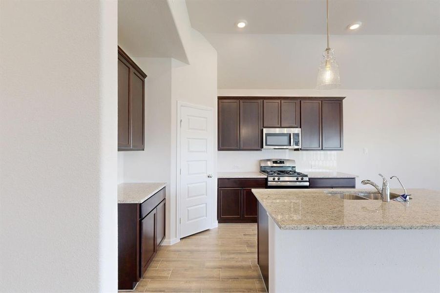 Furnished interior view inside a new home in Kings Way, Denton (Image 5).