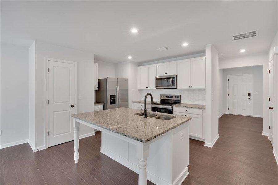 Furnished interior view inside a new home in Village Green, Adairsville (Image 5).