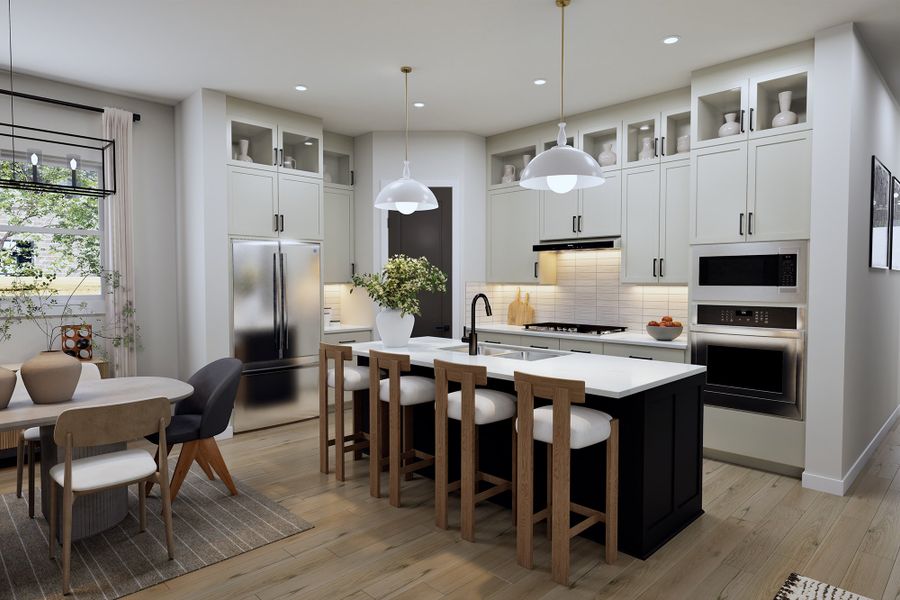 The Brighnam - Optional Cooktop Kitchen