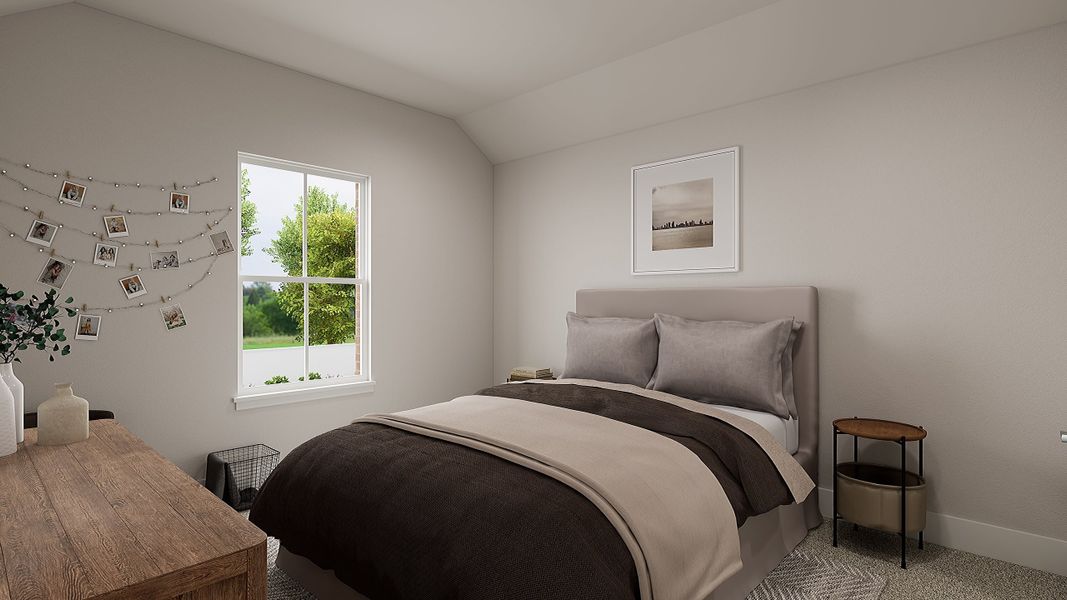 Furnished interior view inside a new home in Union Park, Little Elm (Image 11).