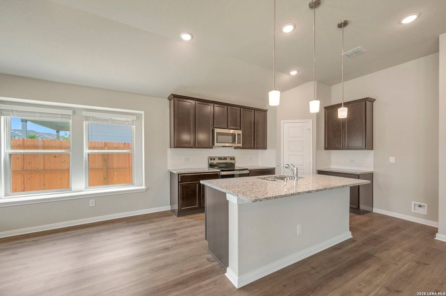 Furnished interior view inside a new home in Greenspoint Heights, Seguin (Image 9). Furnished interior view inside a new home in Greenspoint Heights, Seguin (Image 9).