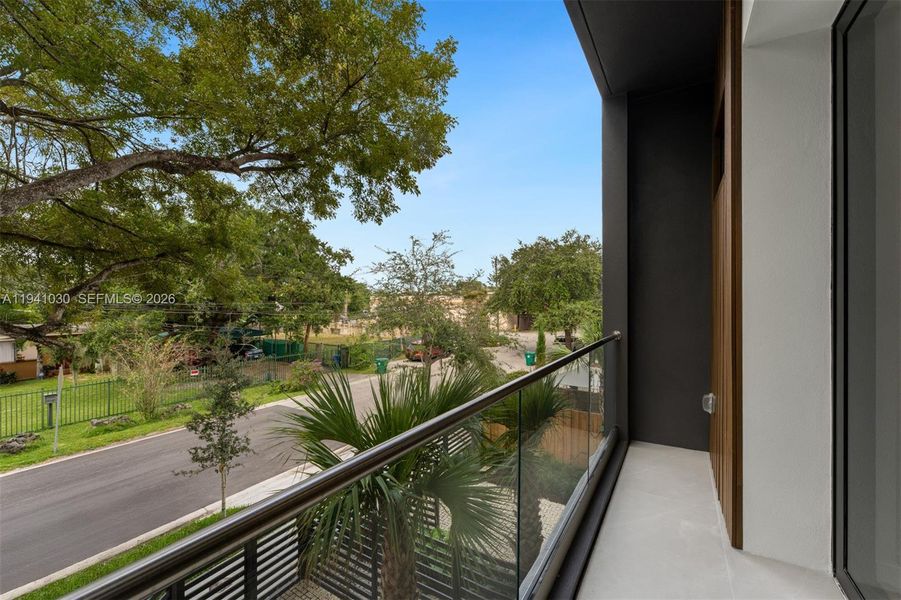 Exterior details and patio area of a home in , Miami (Image 3).