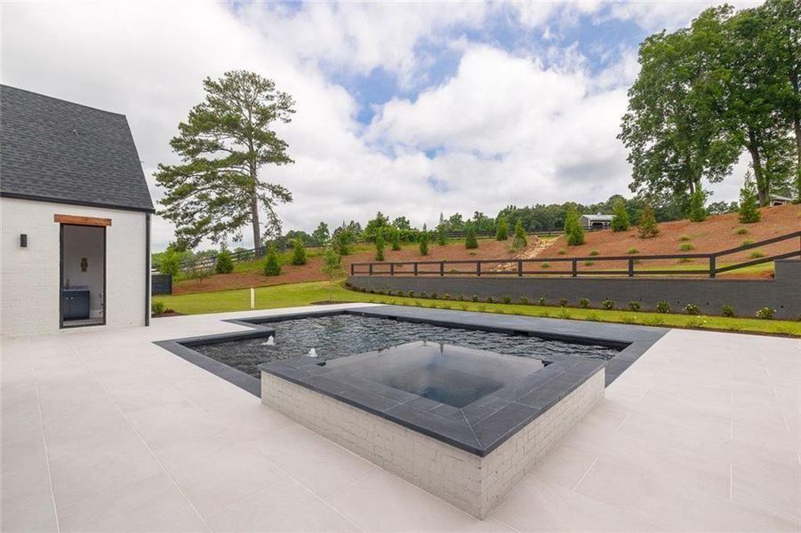 Exterior details and patio area of a home in , Canton (Image 31).