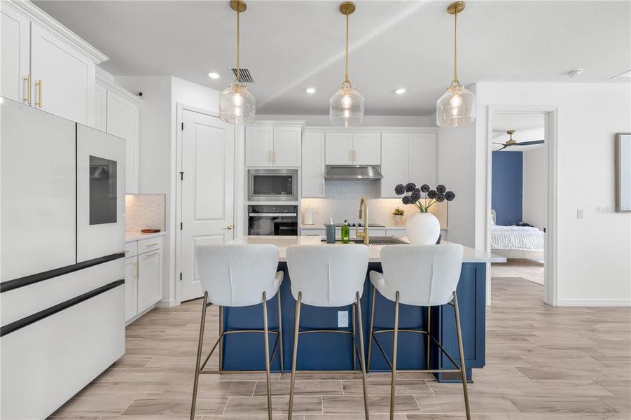 Furnished interior view inside a new home in EverBe, Orlando (Image 15).