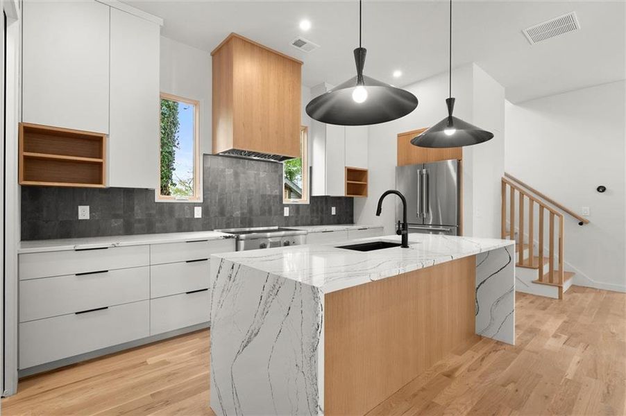 Furnished interior view inside a new home in , Atlanta (Image 8). Furnished interior view inside a new home in , Atlanta (Image 8).