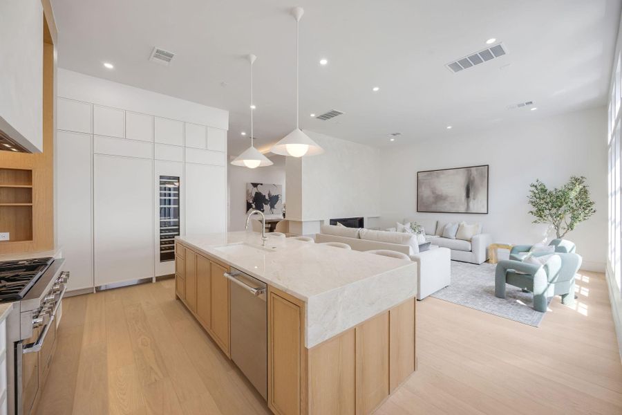 Furnished interior view inside a new home in , Houston (Image 6).
