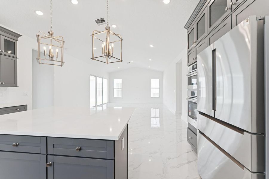 Furnished interior view inside a new home in Salerno Reserve - Single Family, Stuart (Image 18). Furnished interior view inside a new home in Salerno Reserve - Single Family, Stuart (Image 18).