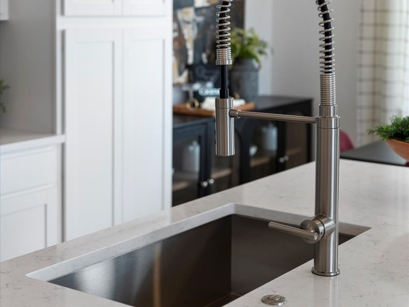 Close-up of interior finishes inside a home in Lyric at RidgeGate Condos, Lone Tree (Image 8).
