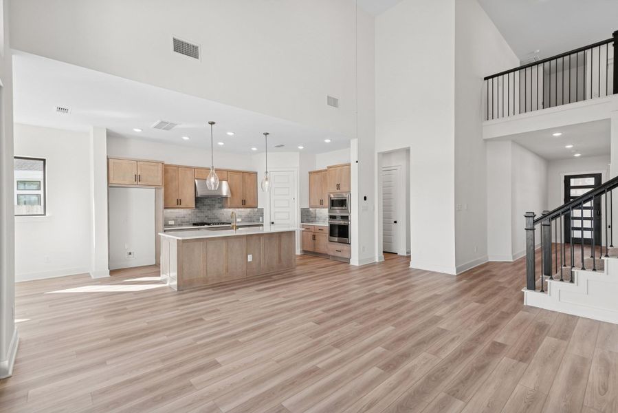 Furnished interior view inside a new home in ARTAVIA 50' Homesites, Conroe (Image 7).