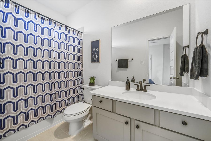 Furnished interior view inside a new home in Stone Creek Ranch, Hockley (Image 24).