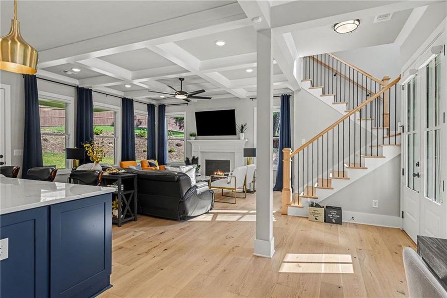 Furnished interior view inside a new home in , Smyrna (Image 9).