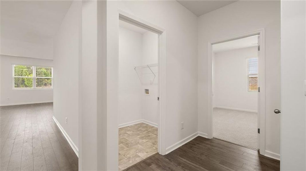 Spacious, unfurnished interior of a new home in The Reserve at Calcutta, Stockbridge (Image 15). Spacious, unfurnished interior of a new home in The Reserve at Calcutta, Stockbridge (Image 15).