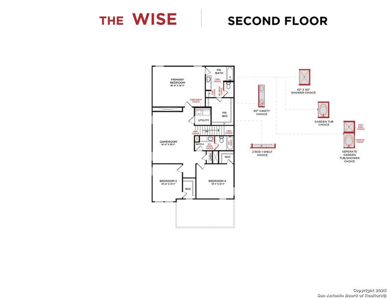2D floor plan layout of this home in Fairway Crossing 40s, San Antonio, TX (Image 3). 2D floor plan layout of this home in Fairway Crossing 40s, San Antonio, TX (Image 3).