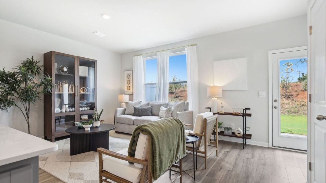 Furnished interior view inside a new home in King's Landing, Lewisburg (Image 10).