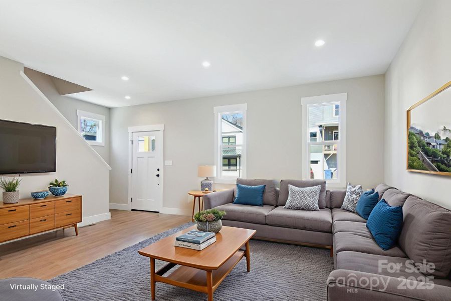 Furnished interior view inside a new home in , Asheville (Image 3).