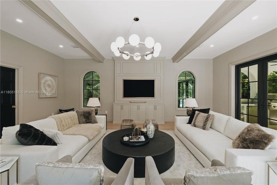 Furnished interior view inside a new home in , Miami (Image 6).