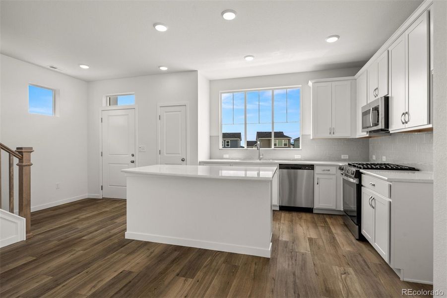 Furnished interior view inside a new home in Revel Crossing at Wolf Ranch – The Ascent Collection, Colorado Springs (Image 12).