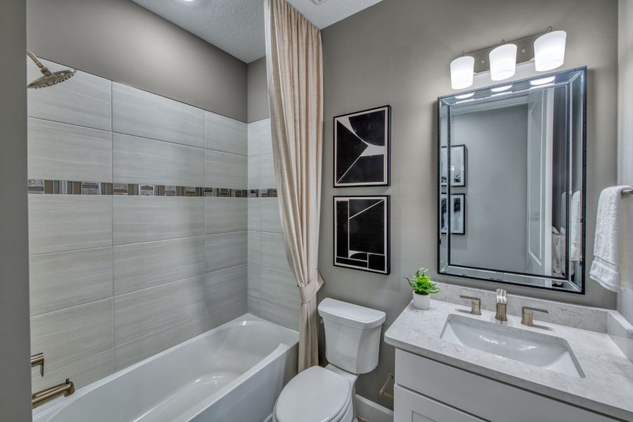 Furnished interior view inside a new home in Costa Pointe, Vero Beach (Image 5).