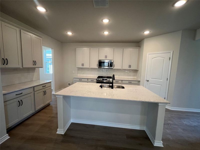 Furnished interior view inside a new home in Lariat, Liberty Hill (Image 10).