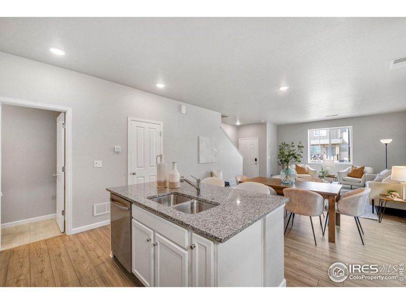 Furnished interior view inside a new home in Pintail Commons at Johnstown Village, Johnstown (Image 9).