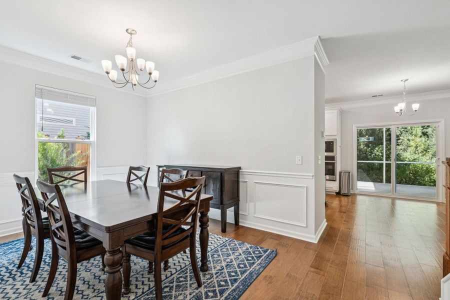 Furnished interior view inside a new home in , Charleston (Image 11).