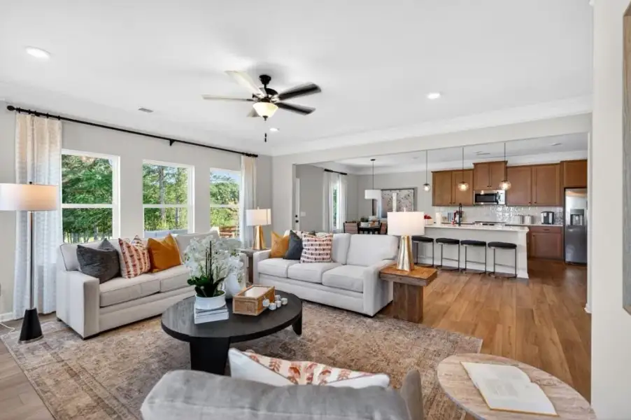 Furnished interior view inside a new home in Allen Manor, Hoschton (Image 6).