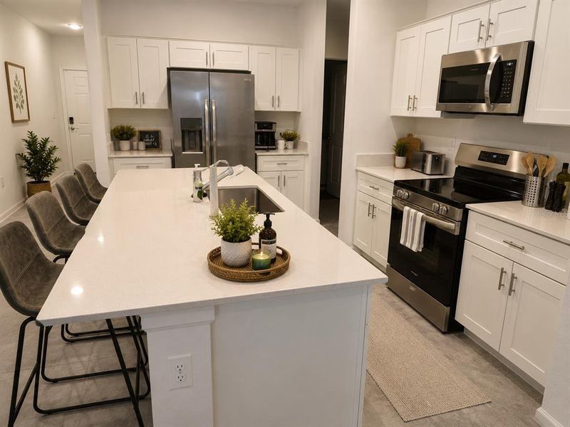 Furnished interior view inside a new home in , Kissimmee (Image 7).