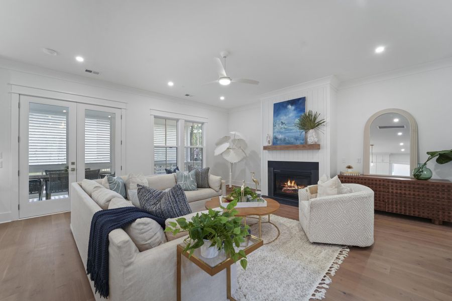 Furnished interior view inside a new home in , Hollywood (Image 16).