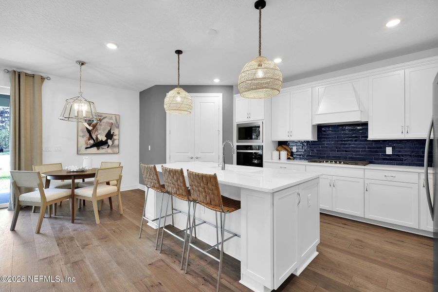 Furnished interior view inside a new home in , Jacksonville (Image 10).
