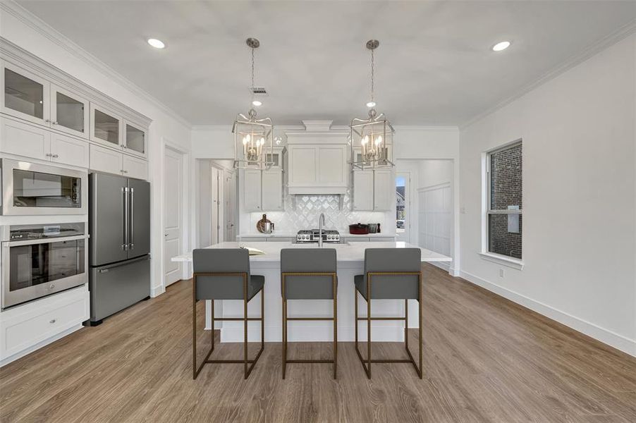 Furnished interior view inside a new home in Heath Golf & Yacht Villas, Heath (Image 7).