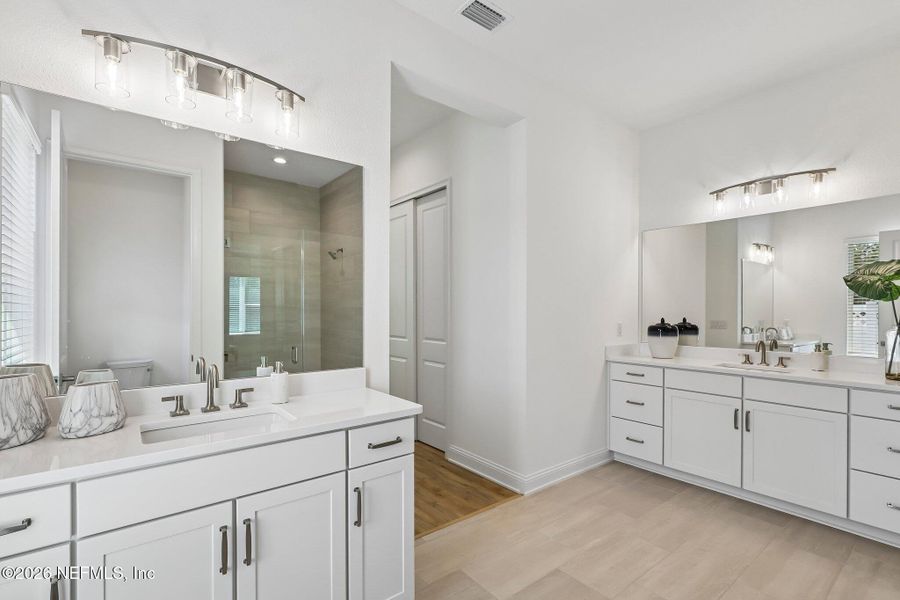 Furnished interior view inside a new home in SilverLeaf, St. Augustine (Image 62).