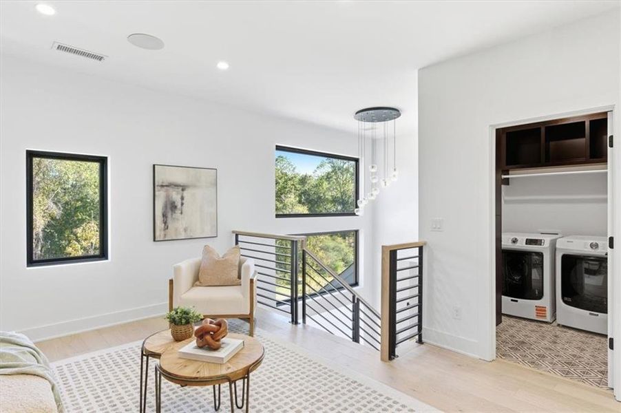 Furnished interior view inside a new home in Aster, Roswell (Image 77).