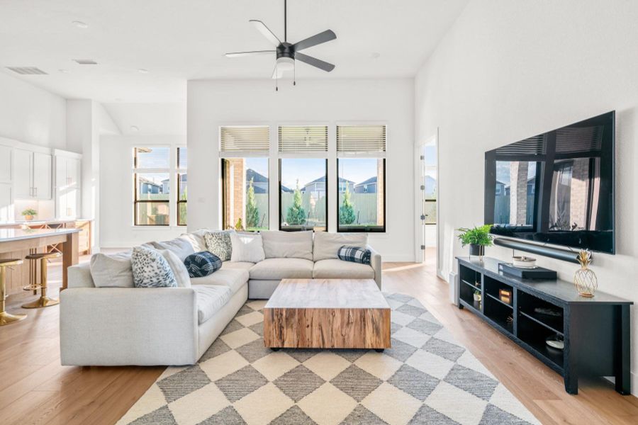 Furnished interior view inside a new home in , Liberty Hill (Image 11). Furnished interior view inside a new home in , Liberty Hill (Image 11).