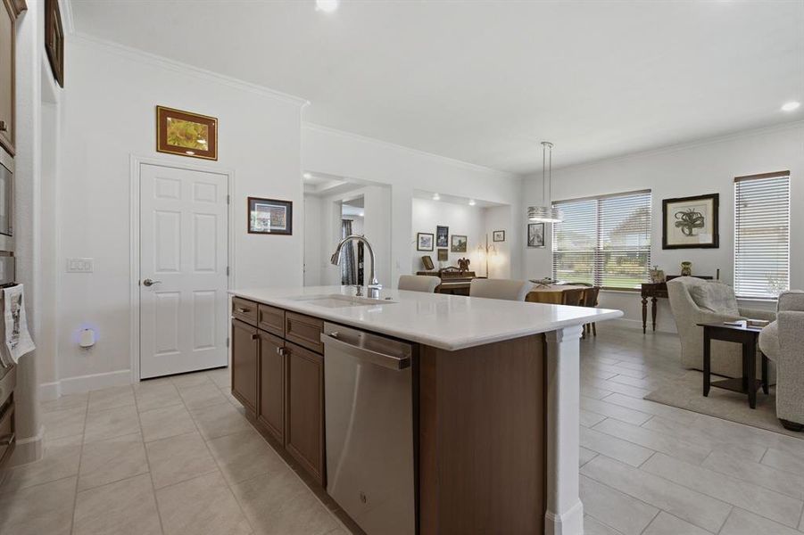 Furnished interior view inside a new home in , Denton (Image 27).