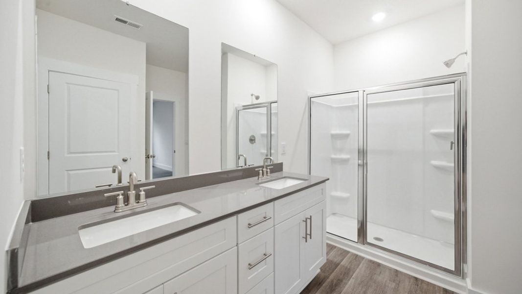 Furnished interior view inside a new home in Keebler Meadows, Johnson City (Image 11).
