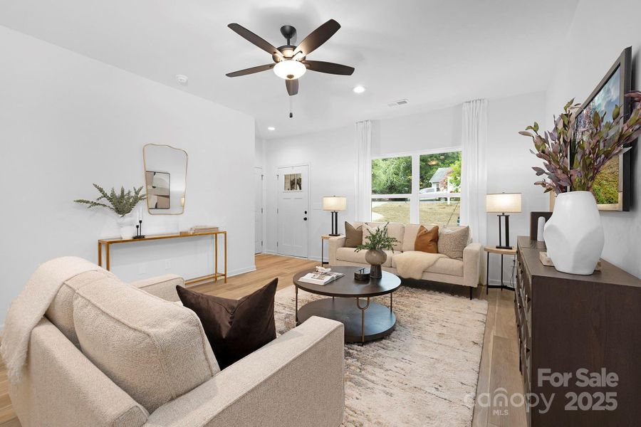 Furnished interior view inside a new home in , Huntersville (Image 8). Furnished interior view inside a new home in , Huntersville (Image 8).