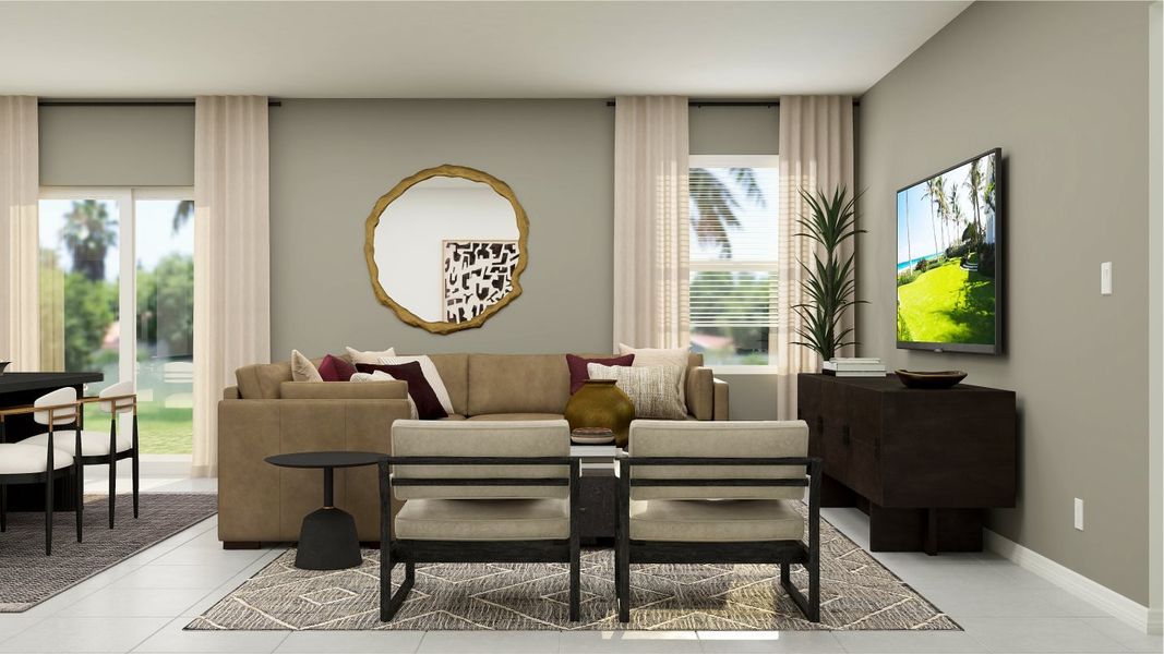 Summit Plan family room