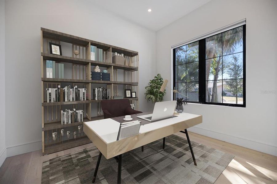 Furnished interior view inside a new home in , Sarasota (Image 6).