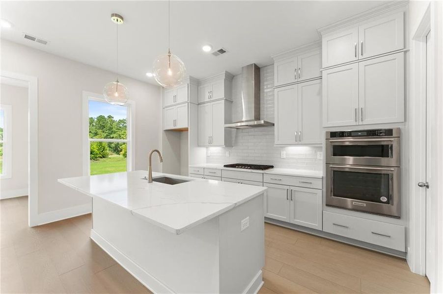 Furnished interior view inside a new home in Hillgrove Preserve, Powder Springs (Image 5).