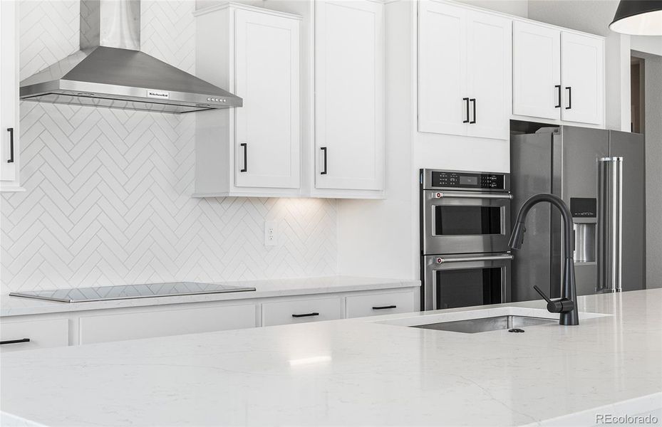 Close-up of interior finishes inside a home in Hilltop at Inspiration, Aurora (Image 22).