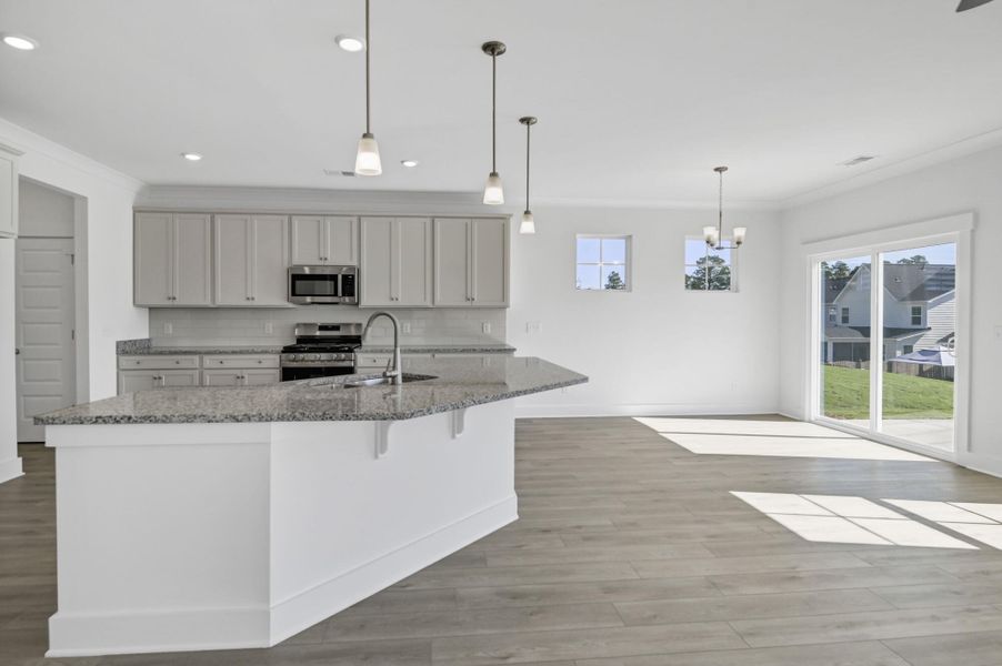 Furnished interior view inside a new home in Ashton Lakes, Lexington (Image 9).